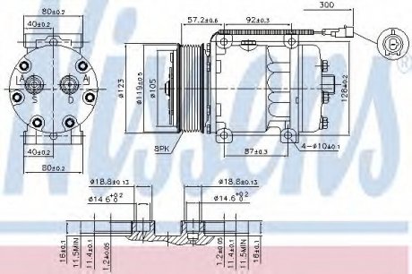 Компресор кондиціонера NISSENS 89416