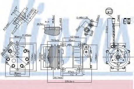 Компресор кондиціонера NISSENS 89468