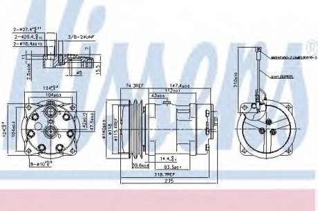 Компресор кондиціонера NISSENS 89611