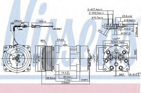 Компрессор кондиционера NISSENS 899928