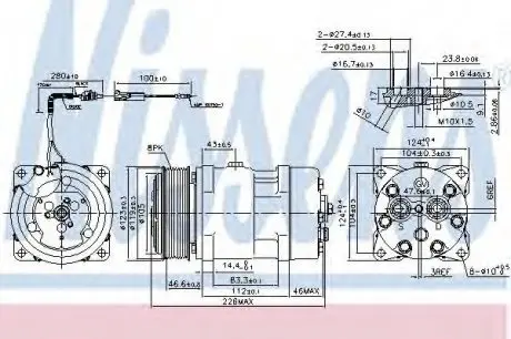 Компресор кондиціонера NISSENS 899928