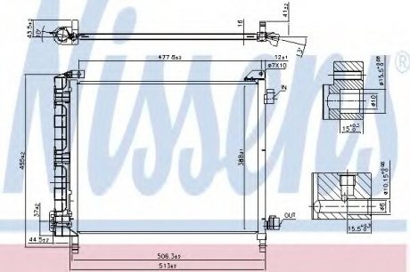 Радиатор кондиционера NISSENS 940372