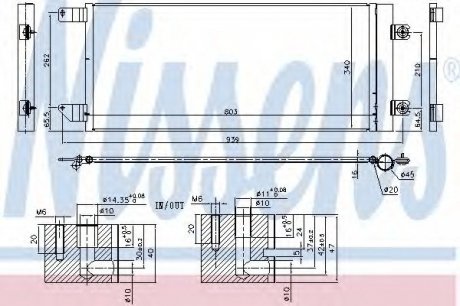 Радіатор кондиціонера NISSENS 940495