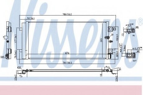 Радиатор кондиционера NISSENS 940589