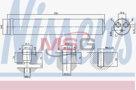 Осушувач NISSENS 95522