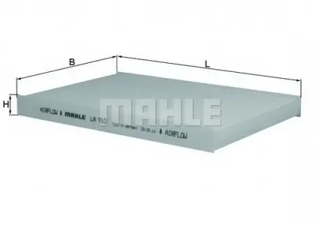 Фильтр салона MAHLE MAHLE\KNECHT LA 910
