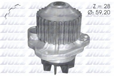Насос системи охолодження DOLZ C123 (фото 1)