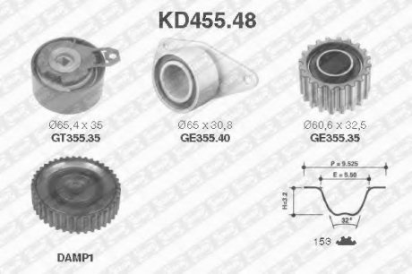 Комплект ремня ГРМ NTN SNR NTN-SNR KD455.48