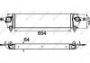 Радіатор інтеркулера Renault Kaleos 2.0 dCi 08-/Nissan X-Trail 2.0 dCi 07-13 NRF 30510 (фото 5)