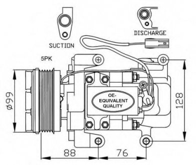 Компрессор кондиционера NRF 32234