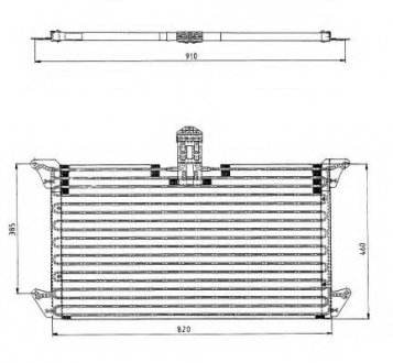 Радиатор кондиционера NRF 35061
