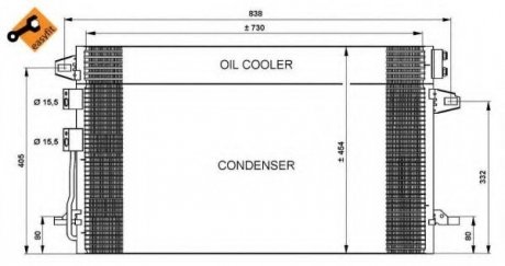 Радиатор кондиционера NRF 35617 (фото 1)