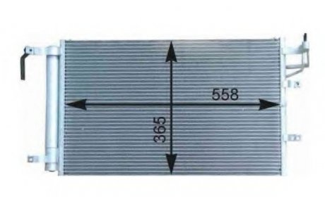 Радіатор кондиціонера NRF 35982