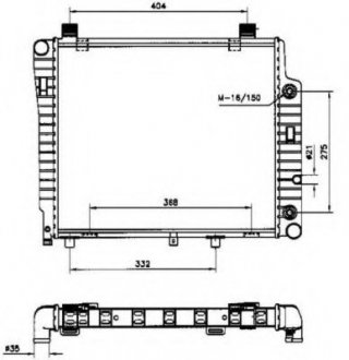 Радіатор NRF 50534