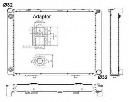 Радіатор NRF 52023