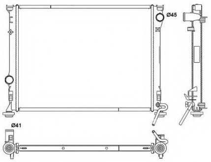 Радіатор NRF 53042