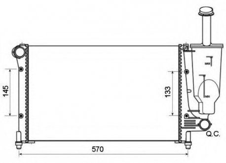 Радіатор NRF 53128A