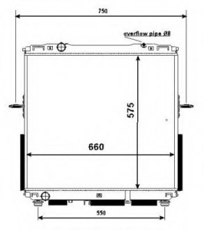 Радиатор системы охлаждения NRF 53367 (фото 1)