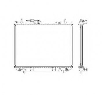 Радиатор системы охлаждения NRF 53536
