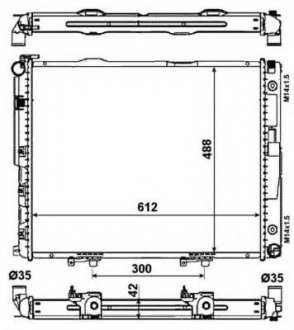 Радіатор NRF 53786