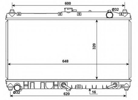 Радіатор NRF 53977