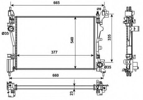 Радіатор NRF 53981