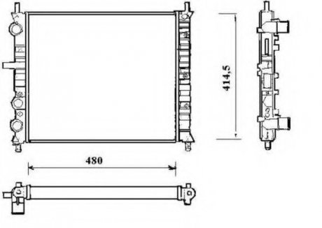 Радіатор NRF 58191