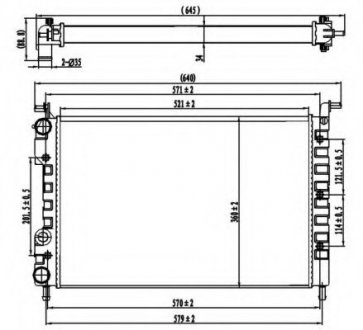 Радіатор NRF 58219