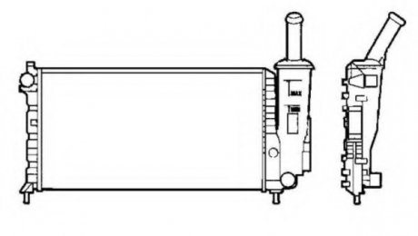 Радиатор системы охлаждения NRF 58273