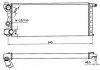 Радиатор системы охлаждения NRF 58742 (фото 1)