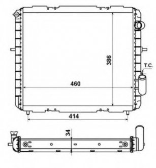 Радіатор NRF 507345