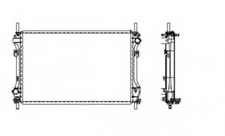Радіатор NRF 509696
