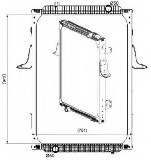 Радіатор NRF 529564