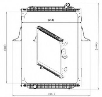 Радіатор NRF 539700