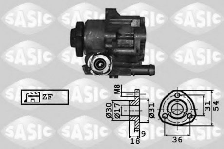 Насос ГУР SASIC 7076010 (фото 1)