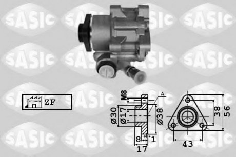 Насос ГУР SASIC 7076058 (фото 1)