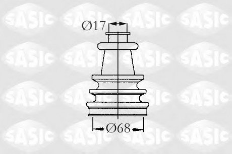 Комплект пылника приводного вала SASIC 2933403