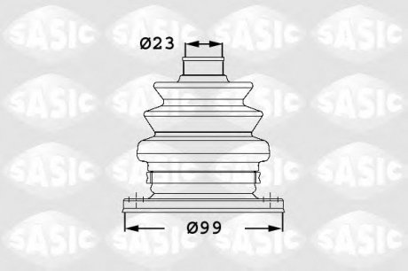 Комплект пильника приводного валу SASIC 1906042