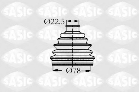 Комплект пильника приводного валу SASIC 9004722