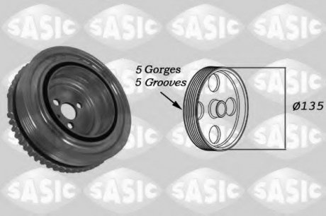 Ременной шкив коленчатого вала SASIC 2156052