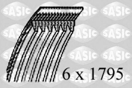 Ремень поликлиновой SASIC 1774048 (фото 1)