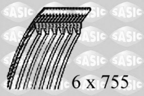 Ремінь поліклінової SASIC 1770065 (фото 1)