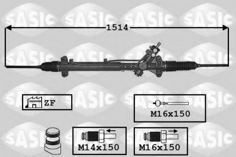Рульовий механізм SASIC 7006048 (фото 1)