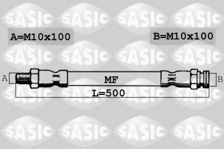Гальмівний шланг SASIC 6600017