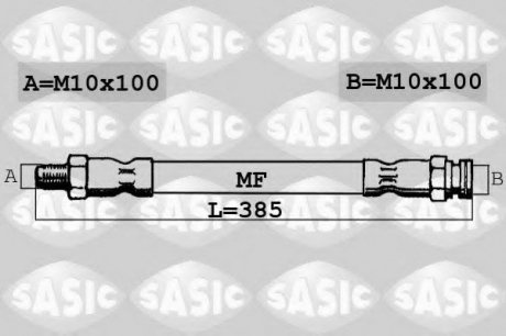 Гальмівний шланг SASIC 6600026 (фото 1)