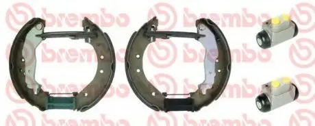 Kit&Fit (Барабанные тормозные колодки + рабочие тормозные цилиндры) BREMBO K52011