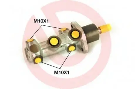 Гальмівний циліндр головний M23 051 BREMBO M23051
