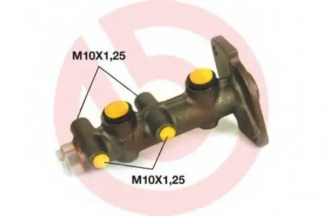 Головний гальмівний циліндр BREMBO M85022