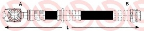 Тормозной шланг BREMBO T85113