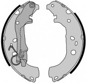 Гальмівні колодки барабанні S23 518 BREMBO S23518